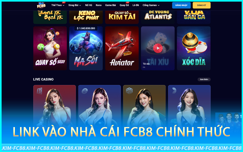 Link vào nhà cái Fcb8 chính thức