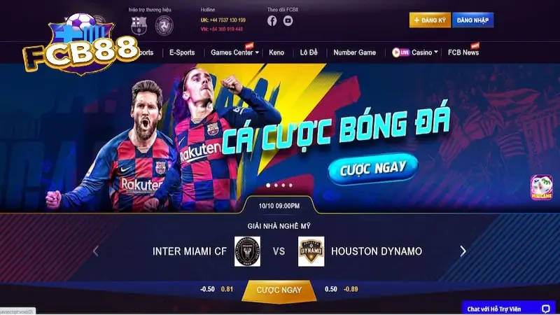 Sảnh thể thao Fcb8 siêu hot 